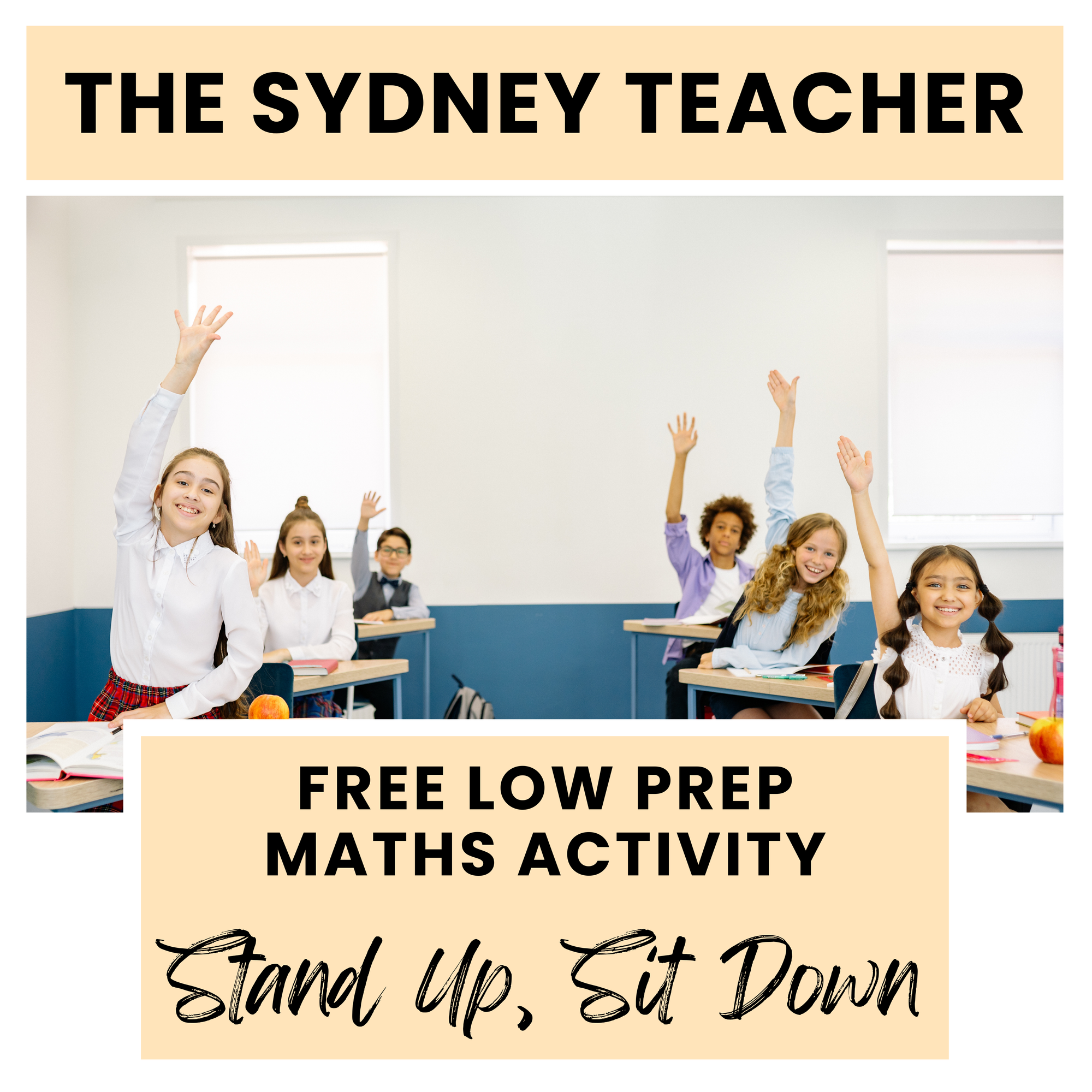 Maths Warm Up: Stand Up Sit Down