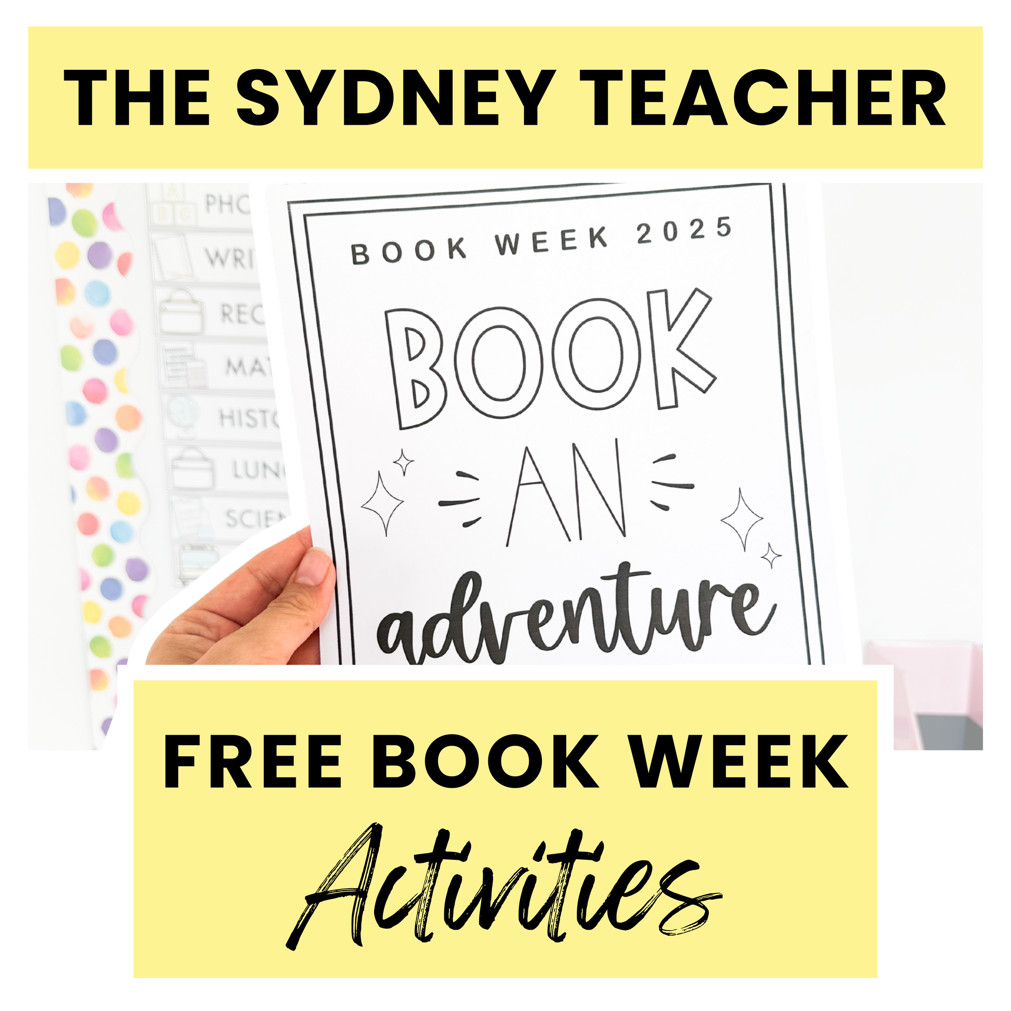 Free Book Week 2025 Activities for your primary classroom