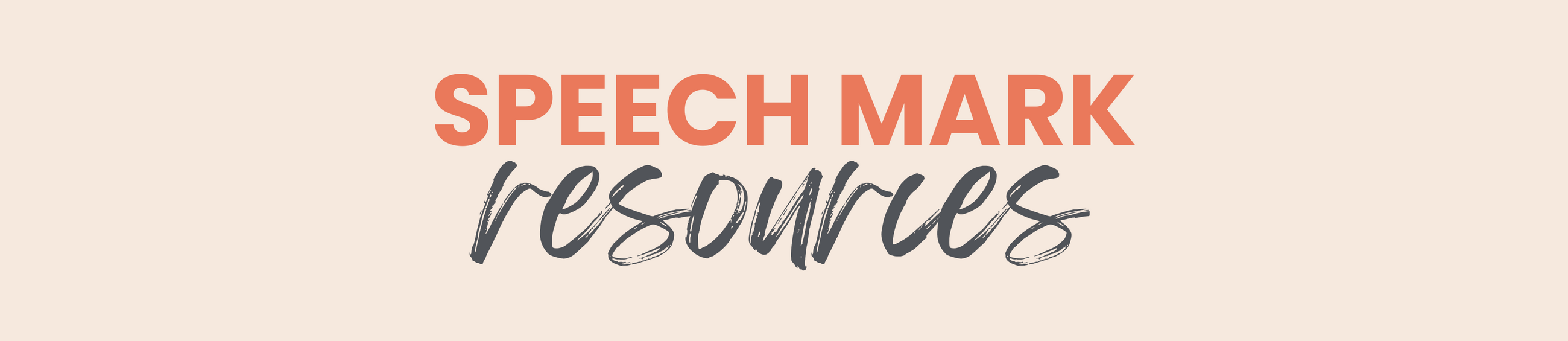 Speech Mark Punctuation