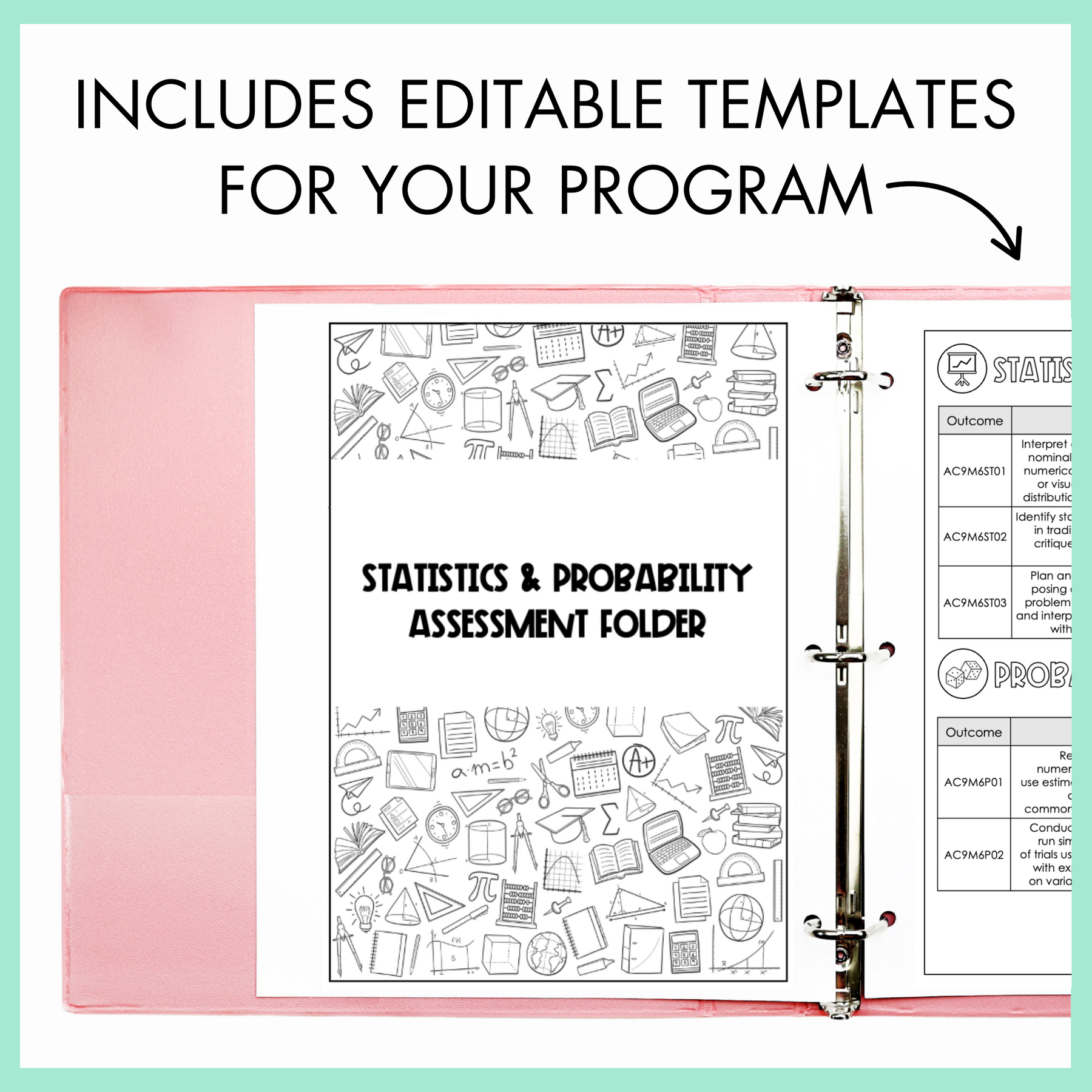 Year 6 Statistics & Probability Printable / Paper Test Pack