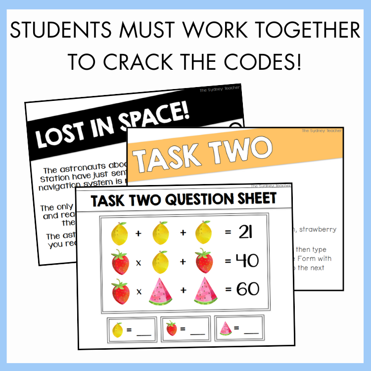 Patterns & Algebra Escape Room | Year 5 & 6