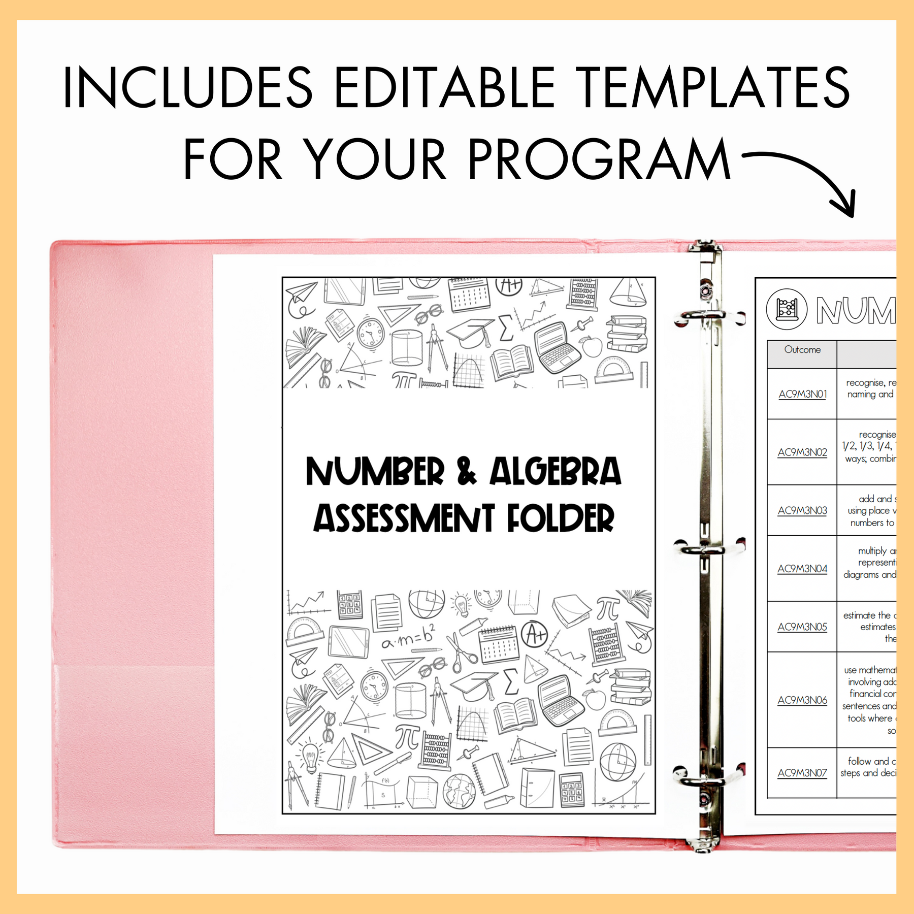 Year 3 Number & Algebra Printable Test Pack