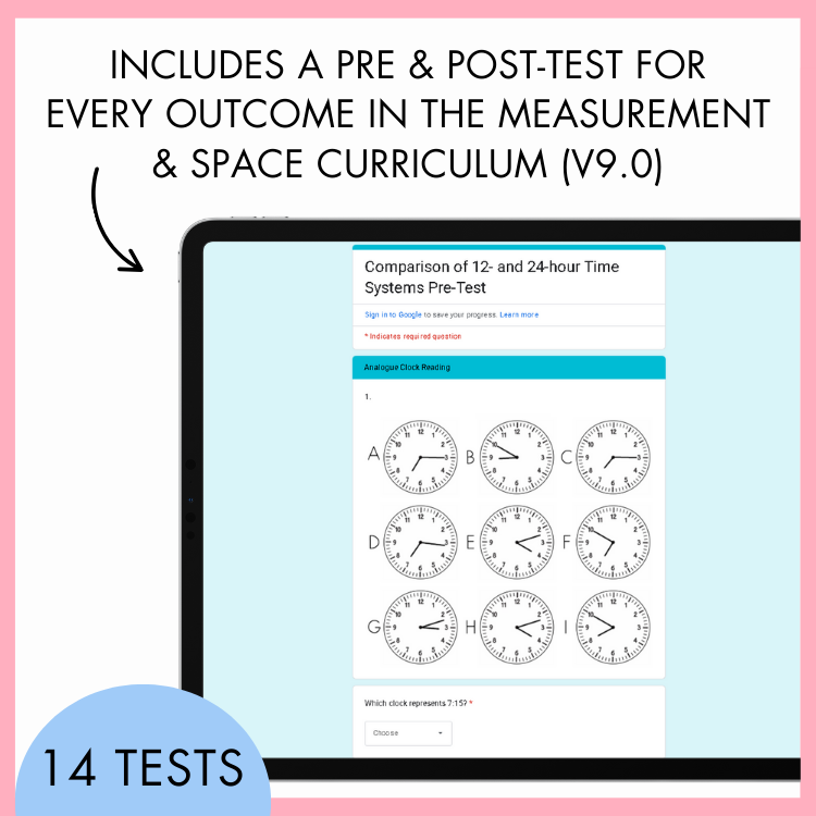 Year 5 Measurement & Space Digital Test Pack