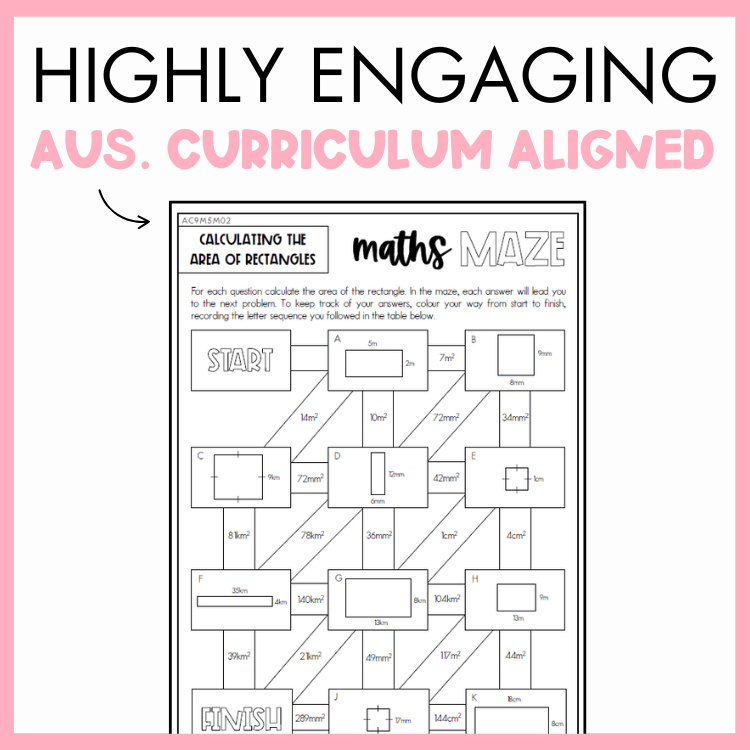 Year 5 Measurement & Space: Find the Area & Perimeter - Regular and Irregular Shapes (AC9M5M02)