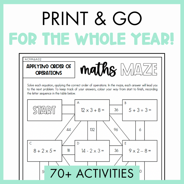 Year 6 Number & Algebra Activity MEGA Bundle