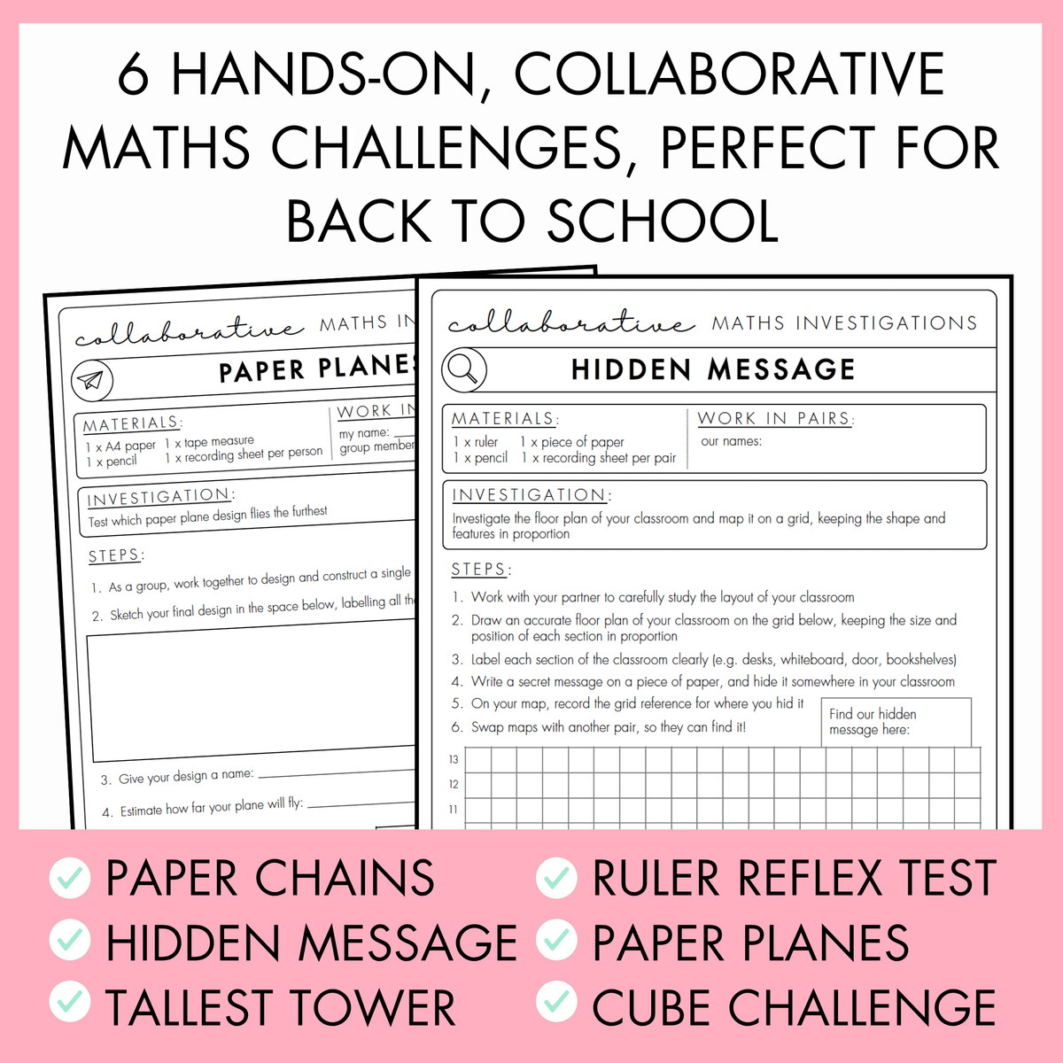 Collaborative Mathematics Investigations