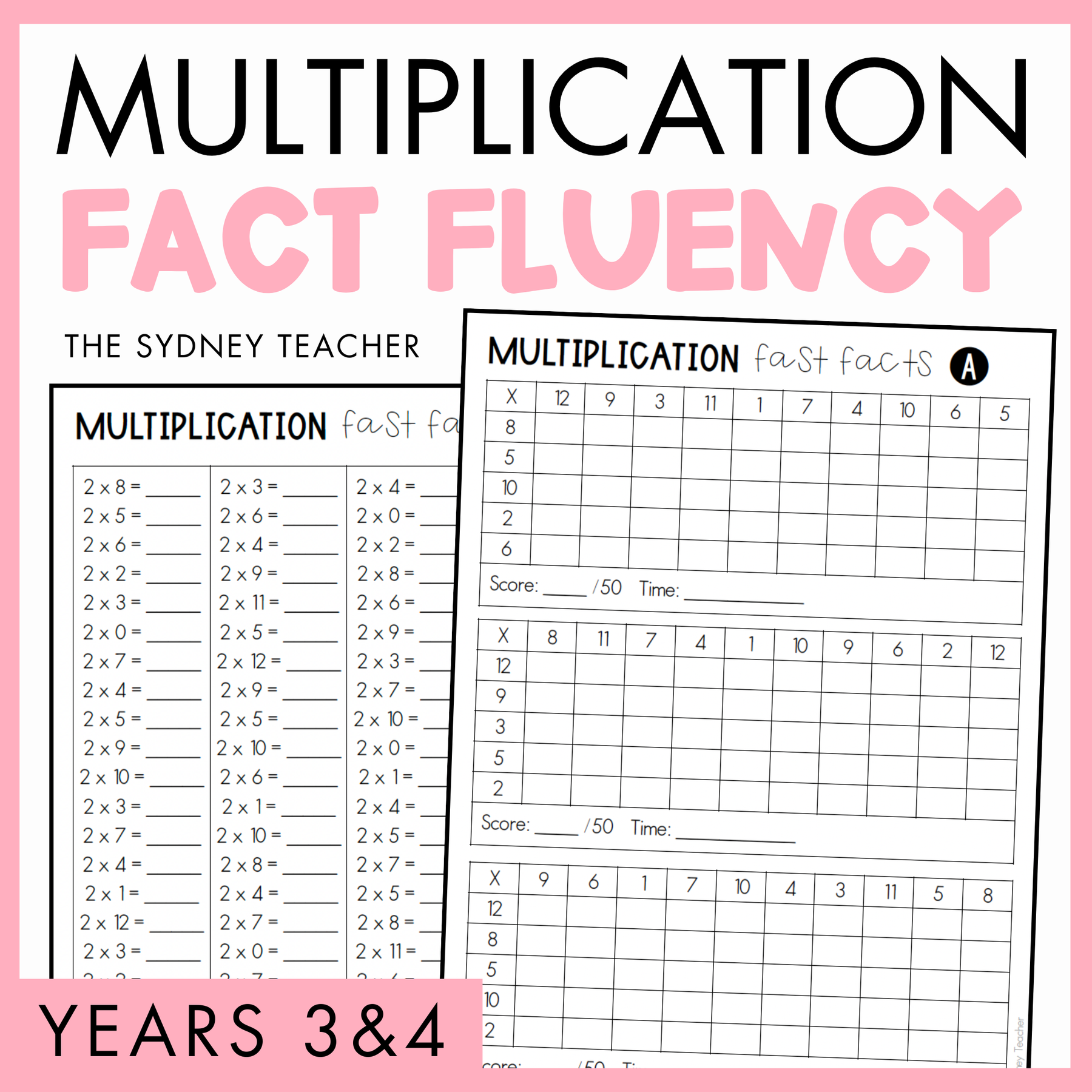 Multiplication & Division MEGA Bundle | Years 3-6