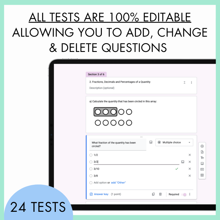Year 6 Number & Algebra Digital Test Pack