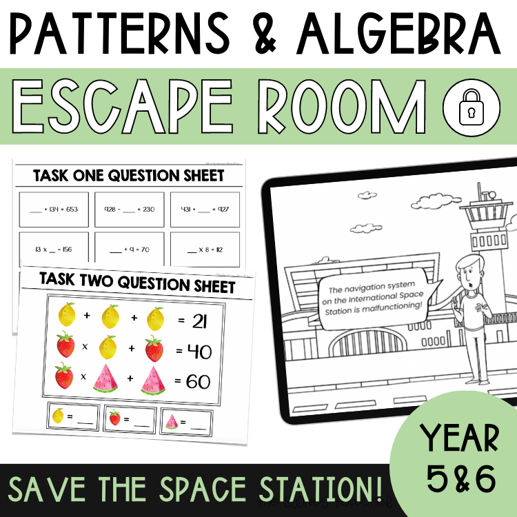 Algebra Patterns Worksheets Grade 6