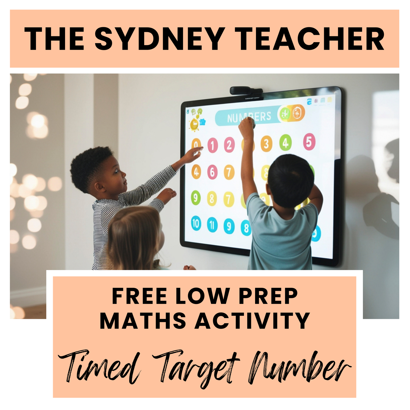 Maths Warm Up: Timed Target Number