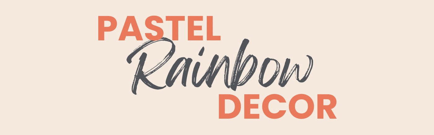 Pastel Rainbow Decor