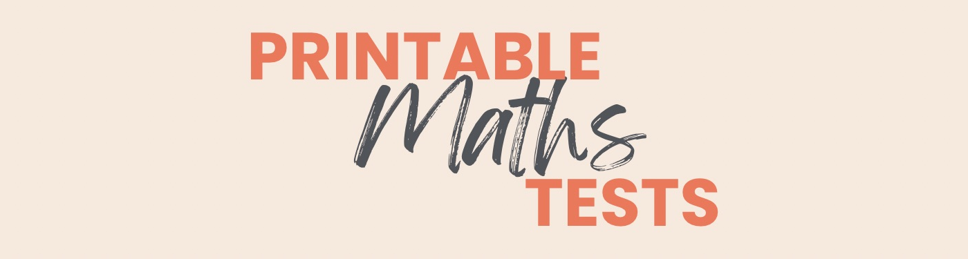 Printable Maths Tests