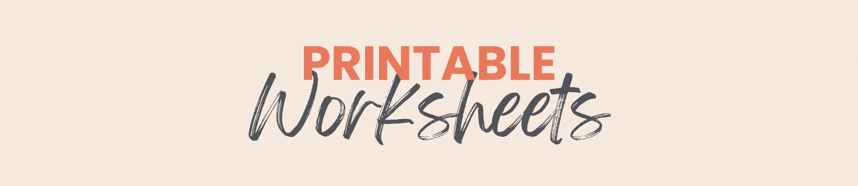 Printable Worksheets