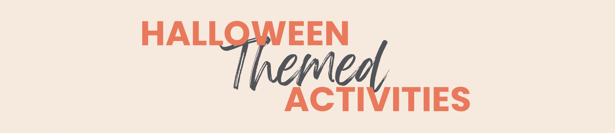 Halloween Themed Activities