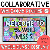 Collaborative Welcome Poster - Whole Class Display for Back to School