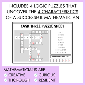Save the Mathematicians Logic Puzzle / Team Building Escape Room | Years 3-6