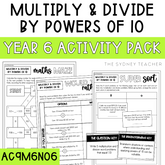 Year 6 Number & Algebra: Multiply and Divide by Powers of 10 (AC9M6N06)