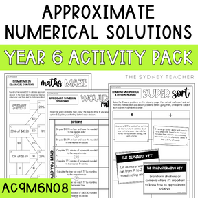 Year 6 Number & Algebra: Approximate Numerical Solutions (AC9M6N08)