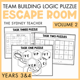 Logic Puzzle / Team Building Escape Room | Year 3 & 4 [Volume 2]