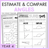 Year 4 Measurement & Space:  Estimate and Compare Angles (AC9M4M04)
