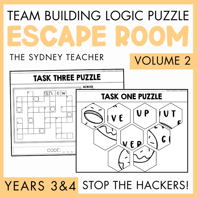 Logic Puzzle / Team Building Escape Room | Year 3 & 4 [Volume 2]