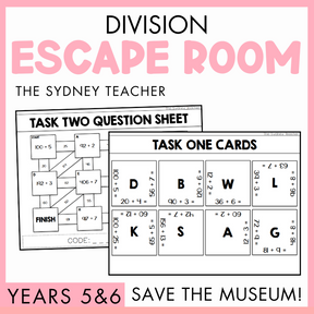 Division Escape Room | Year 5 & 6