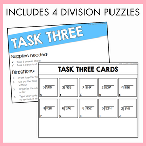 Division Escape Room | Year 5 & 6