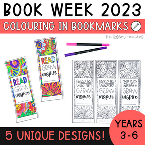 Colouring In Bookmarks - Book Week 2023