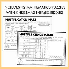 12 Days of Christmas Maths Puzzles