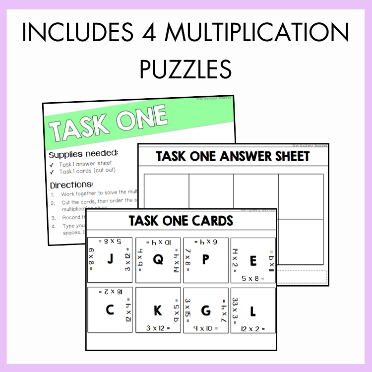 Multiplication Escape Room | Year 5 & 6