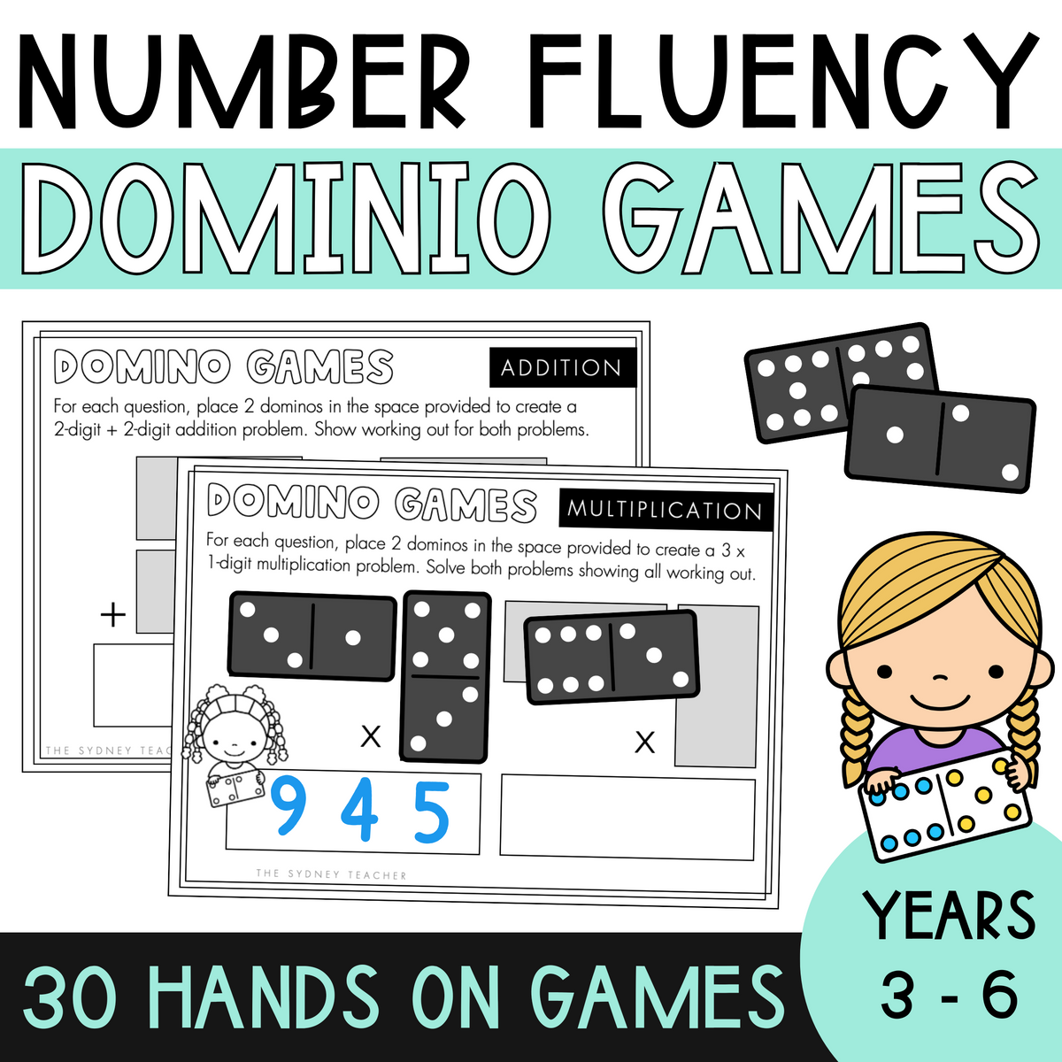 Number Fluency Domino Games