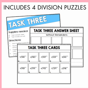 Division Escape Room | Year 5 & 6