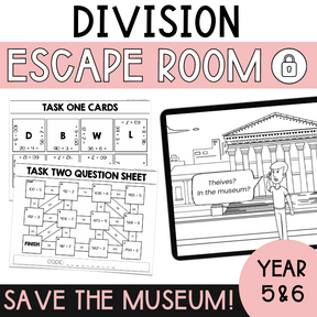 Division Escape Room - Year 5 & 6