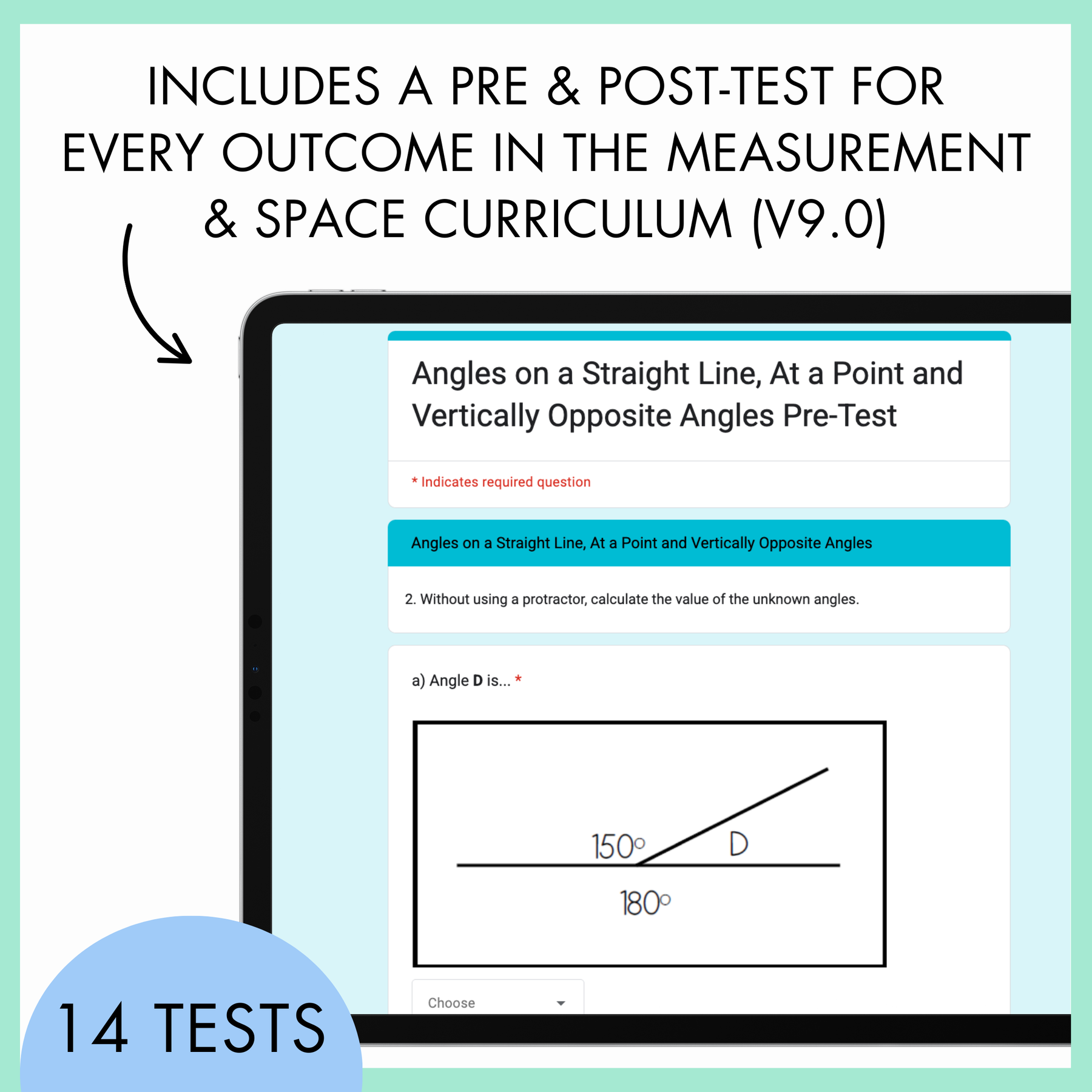 Year 6 Measurement & Space Digital Test Pack