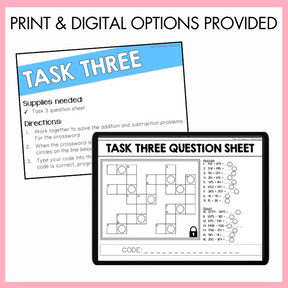 Addition and Subtraction Escape Room | Year 3 & 4