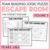 Logic Puzzle / Team Building Escape Room | Year 5 & 6 [Volume 2]