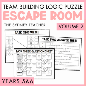 Logic Puzzle / Team Building Escape Room | Year 5 & 6 [Volume 2]