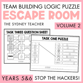 Logic Puzzle / Team Building Escape Room | Year 5 & 6 [Volume 2]