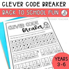 Back to School 'Clever Code Breaker!' - The Sydney Teacher