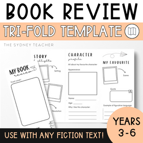 Book Review Tri-fold - Perfect for Book Week! - The Sydney Teacher