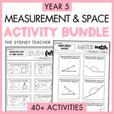 Year 5 Measurement & Space Activity Bundle