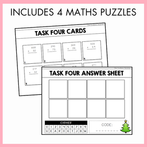 Christmas Maths Escape Room | Year 5 & 6