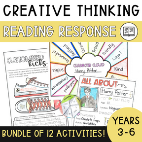 Creative Thinking Reading Response Pack - The Sydney Teacher