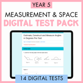 Year 5 Measurement & Space Digital Test Pack