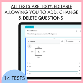 Year 5 Measurement & Space Digital Test Pack