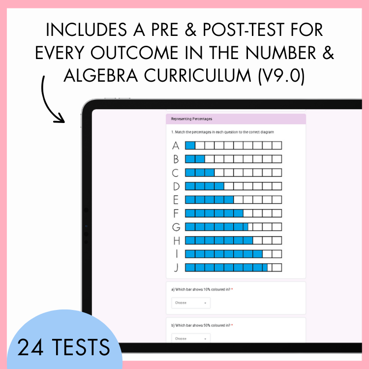 Year 5 Number & Algebra Digital Test Pack