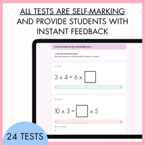 Year 5 Number & Algebra Digital Test Pack