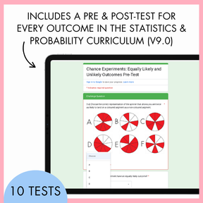 Year 5 Statistics & Probability Digital Test Pack
