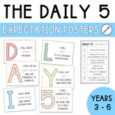 Daily 5 Expectation Poster Set - The Sydney Teacher