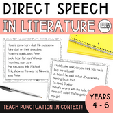 Direct Speech in Literature - The Sydney Teacher